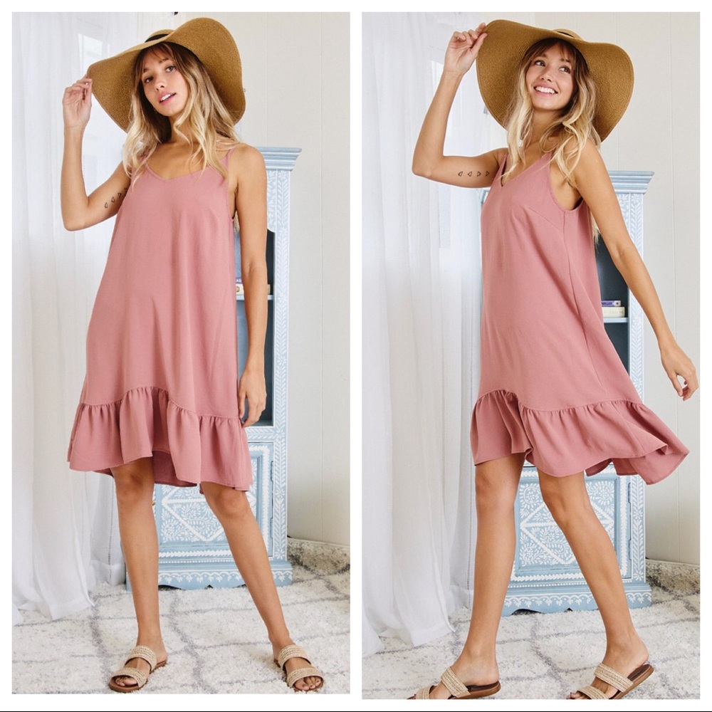 Summer ready Solid Cami Dress